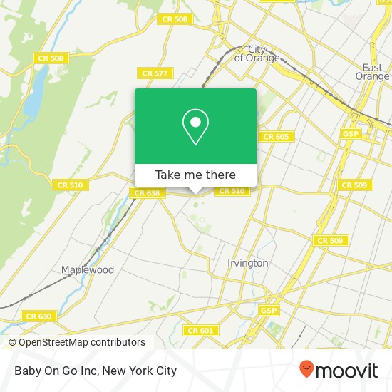 Baby On Go Inc map