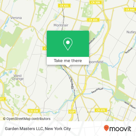 Garden Masters LLC map