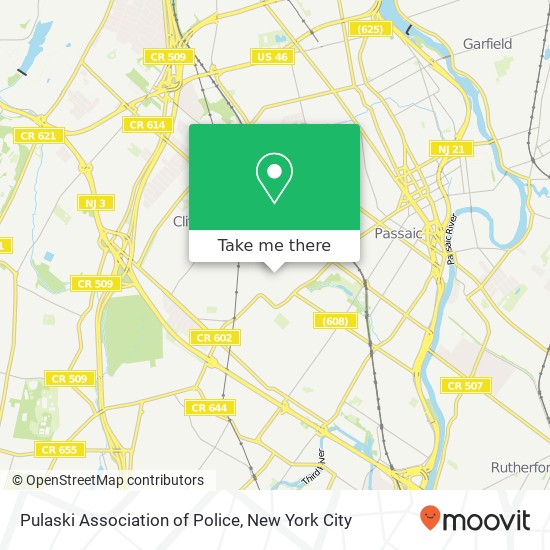 Pulaski Association of Police map