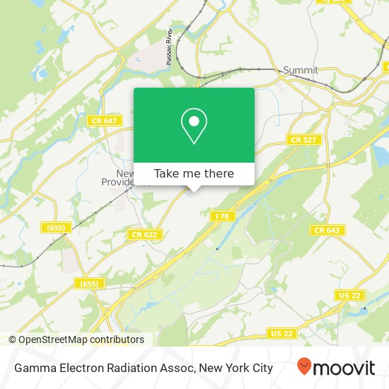 Gamma Electron Radiation Assoc map