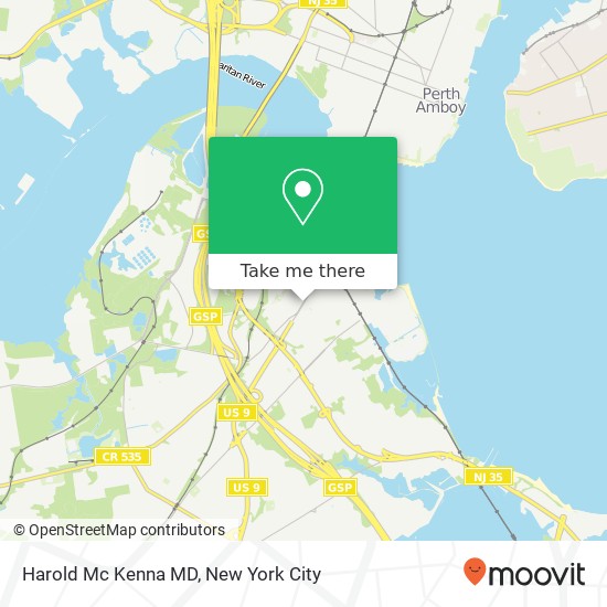 Harold Mc Kenna MD map