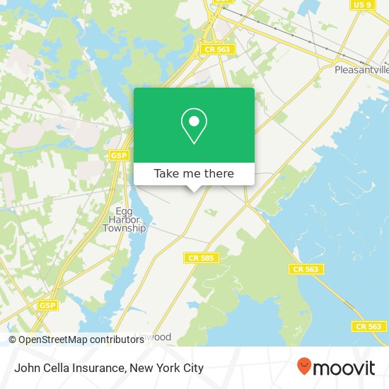 Mapa de John Cella Insurance