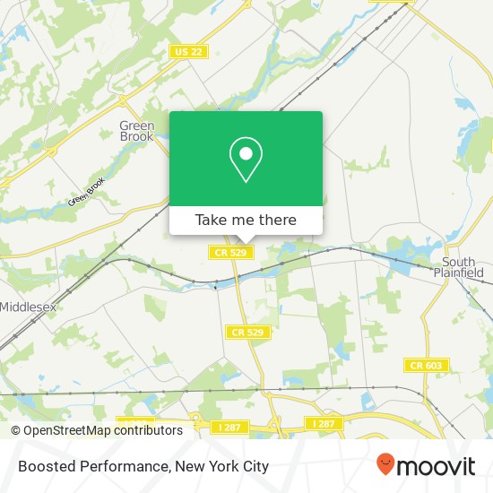 Boosted Performance map