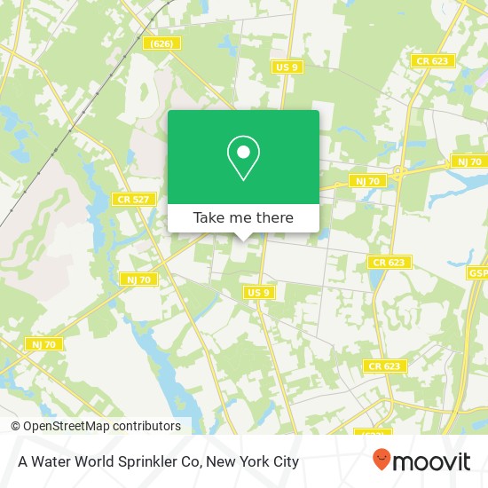 Mapa de A Water World Sprinkler Co