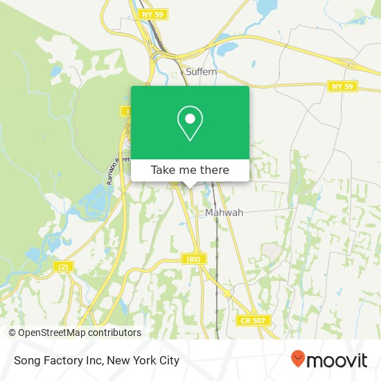 Song Factory Inc map