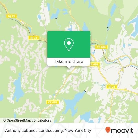 Anthony Labanca Landscaping map