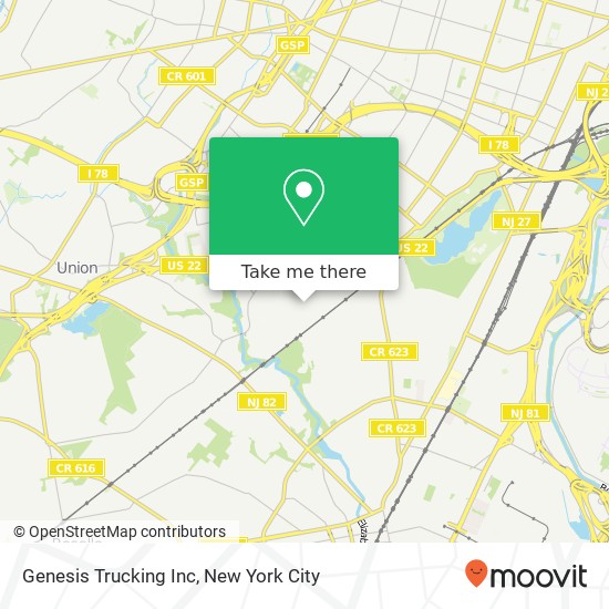 Genesis Trucking Inc map