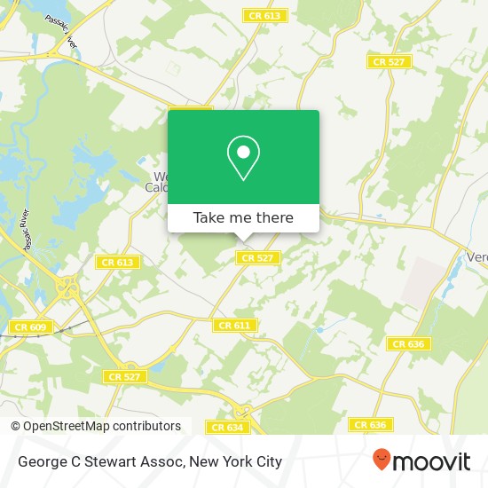 George C Stewart Assoc map