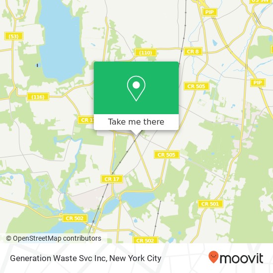 Generation Waste Svc Inc map