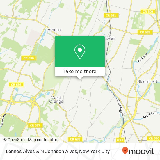 Lennos Alves & N Johnson Alves map