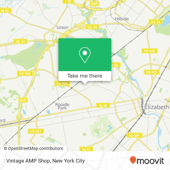 Mapa de Vintage AMP Shop