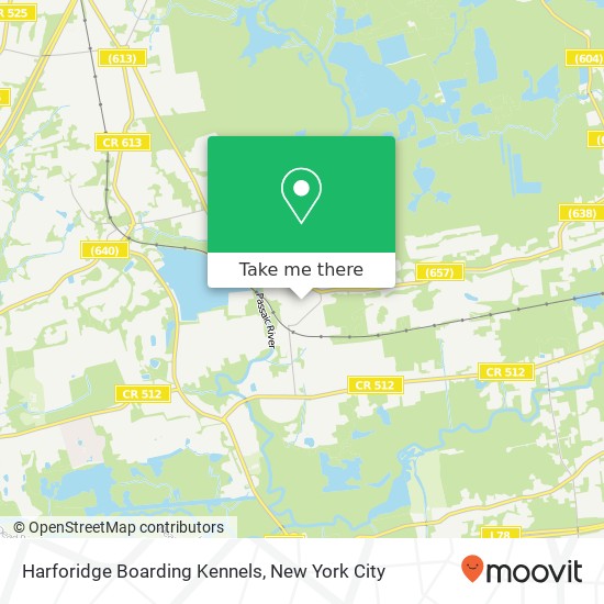 Harforidge Boarding Kennels map