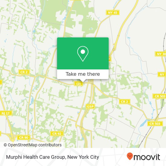 Mapa de Murphi Health Care Group