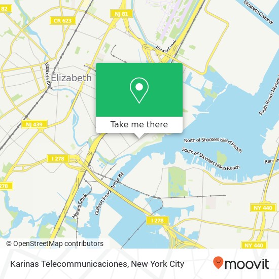 Mapa de Karinas Telecommunicaciones