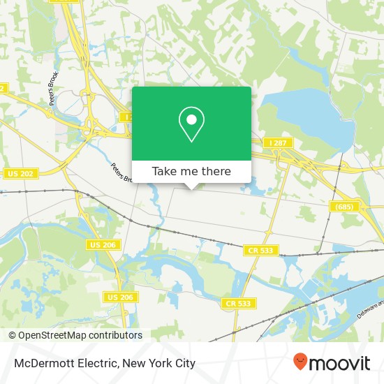 McDermott Electric map