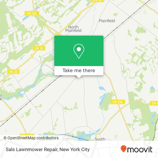 Mapa de Sals Lawnmower Repair