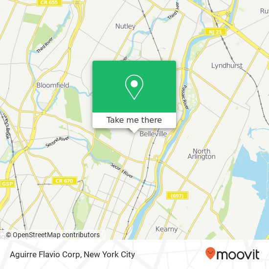 Mapa de Aguirre Flavio Corp