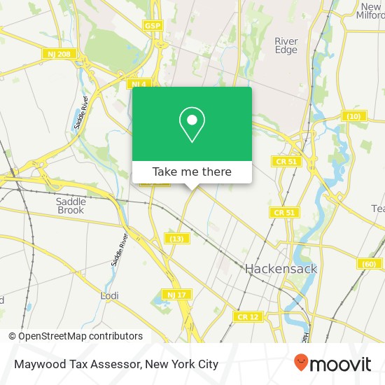 Maywood Tax Assessor map