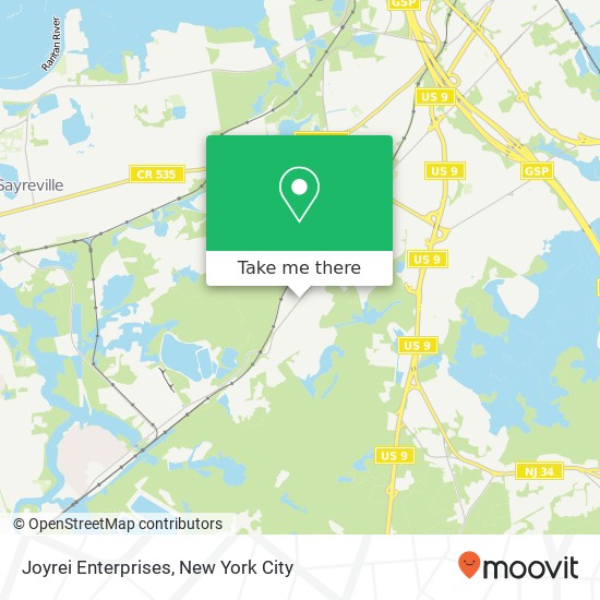 Joyrei Enterprises map