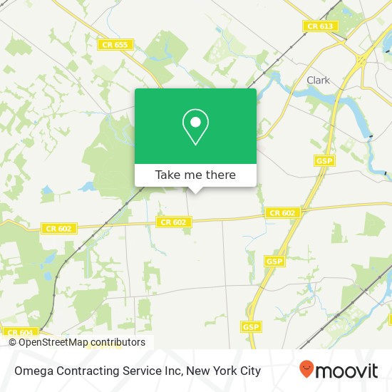 Omega Contracting Service Inc map