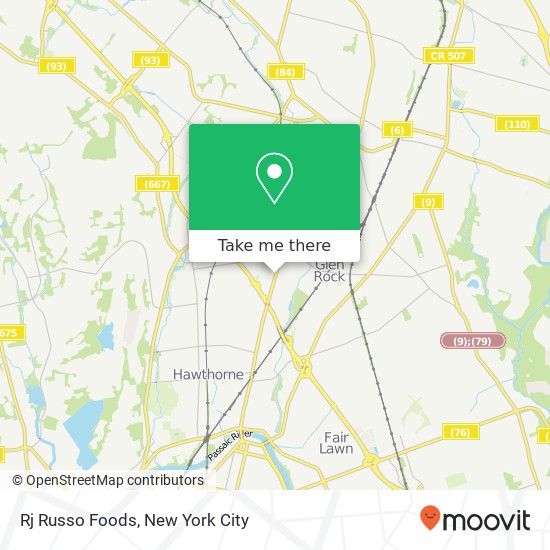 Rj Russo Foods map