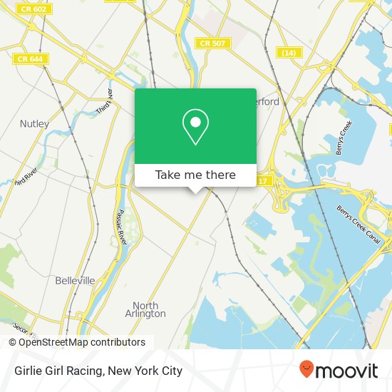 Girlie Girl Racing map