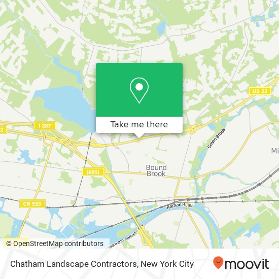 Chatham Landscape Contractors map