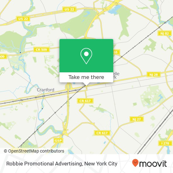 Robbie Promotional Advertising map