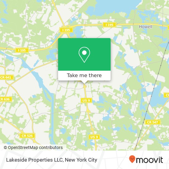 Mapa de Lakeside Properties LLC