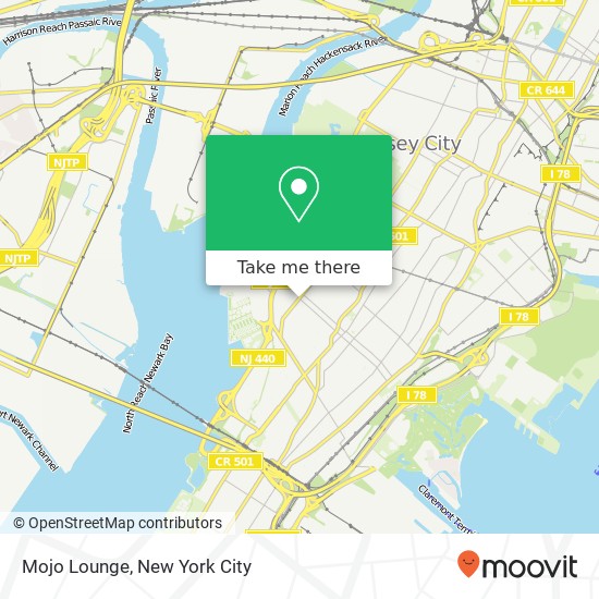 Mapa de Mojo Lounge