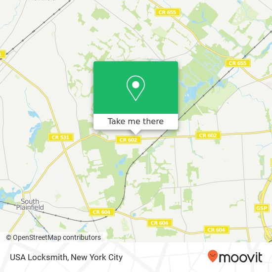 Mapa de USA Locksmith