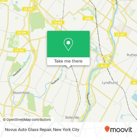 Novus Auto Glass Repair map