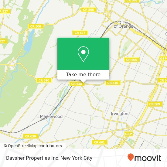 Davsher Properties Inc map