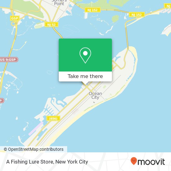 Mapa de A Fishing Lure Store