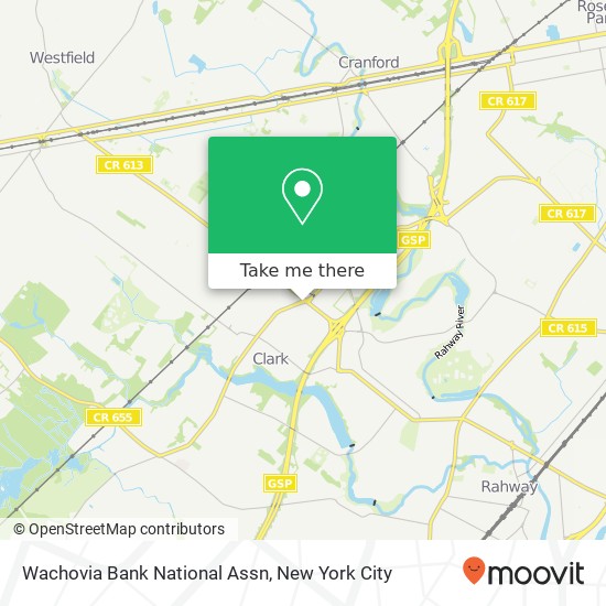Wachovia Bank National Assn map
