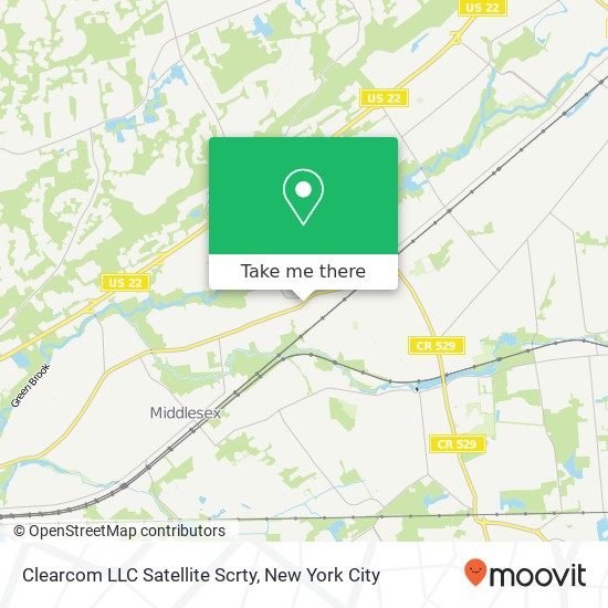Mapa de Clearcom LLC Satellite Scrty