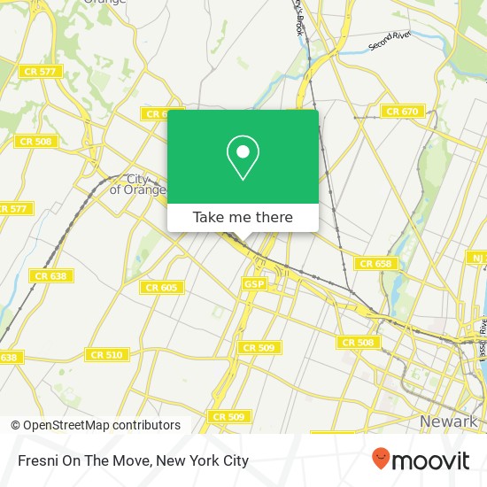 Mapa de Fresni On The Move