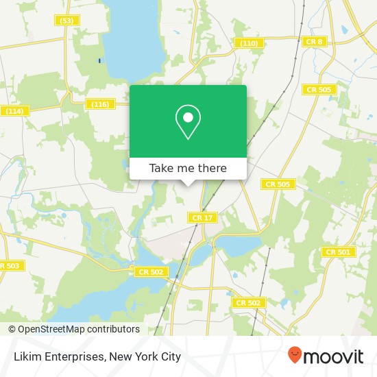 Likim Enterprises map