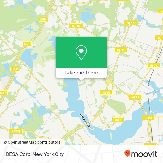 DESA Corp map