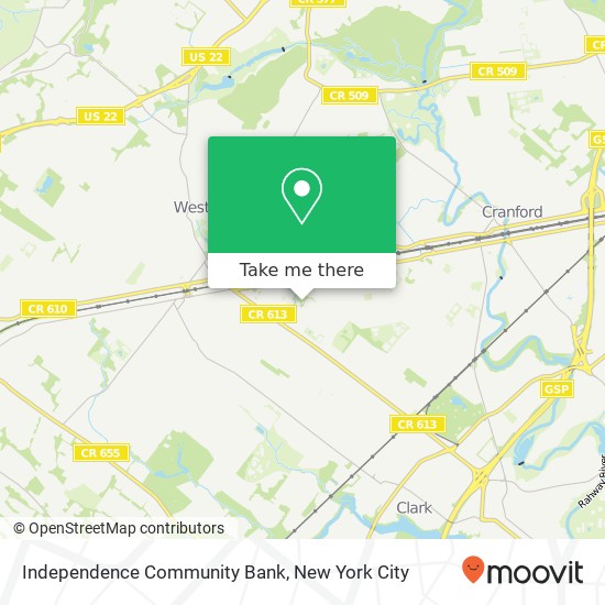 Independence Community Bank map