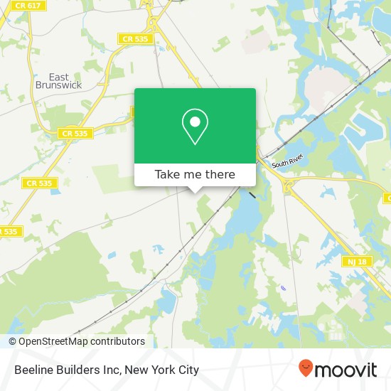 Beeline Builders Inc map