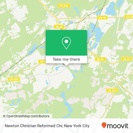 Mapa de Newton Christian Reformed Chr