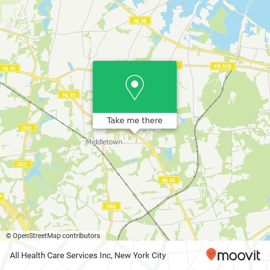 All Health Care Services Inc map