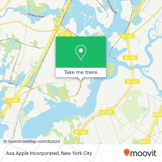 Asa Apple Incorporated map