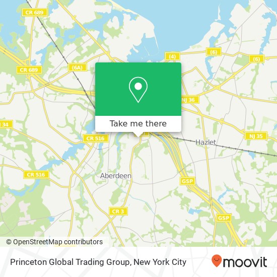 Mapa de Princeton Global Trading Group