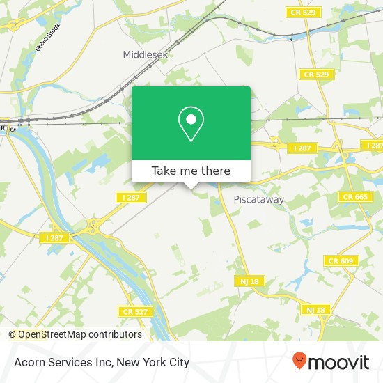 Acorn Services Inc map