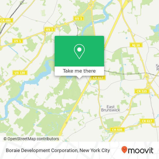Boraie Development Corporation map