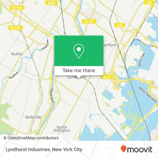 Lyndhurst Industries map