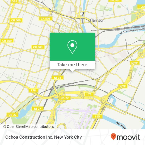 Mapa de Ochoa Construction Inc