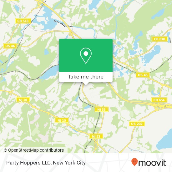 Party Hoppers LLC map